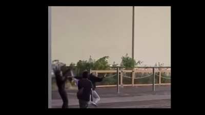 TP USA/Rebel News Reporter Stole A Pride Flag On Pride Day In Portland And Fell Right On Their Ass