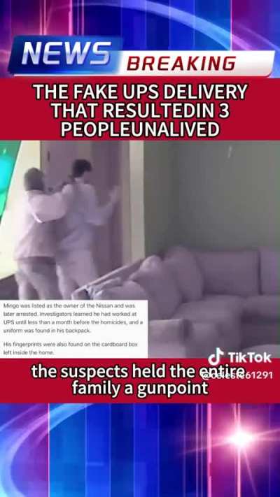 Fake UPS delivery home invasion