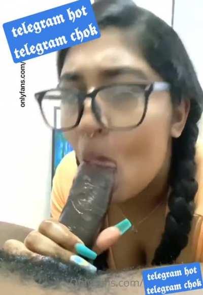 Tanvi sucking dick
