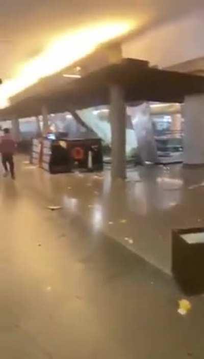 25 of August of 2023 , The violent storm wreaks havoc on the northern coast of Sao Paulo, Brazil 