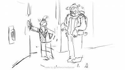 But What If It Was Opposite Day [Beastars Animatic But I Use Spongebob Audio and It's An AU Where Tem and Riz Are The Main Characters]