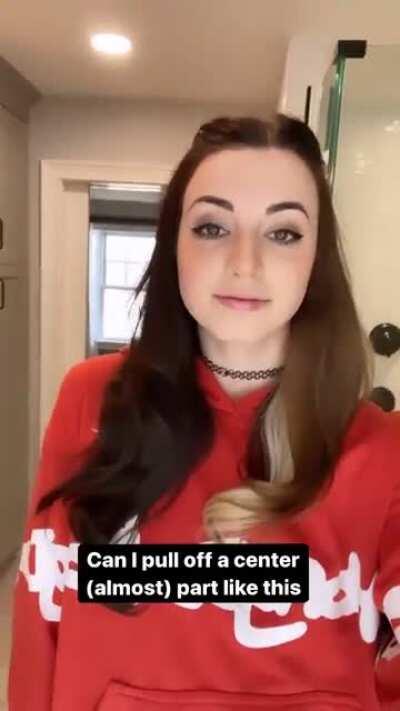 She rocks this hairstyle