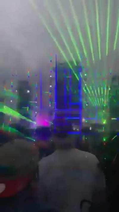 Old school 3d glasses at music festival