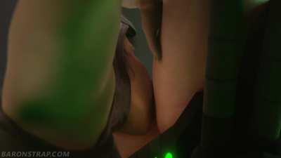 Catwoman going down on Powergirl (BaronStrap) [DC]