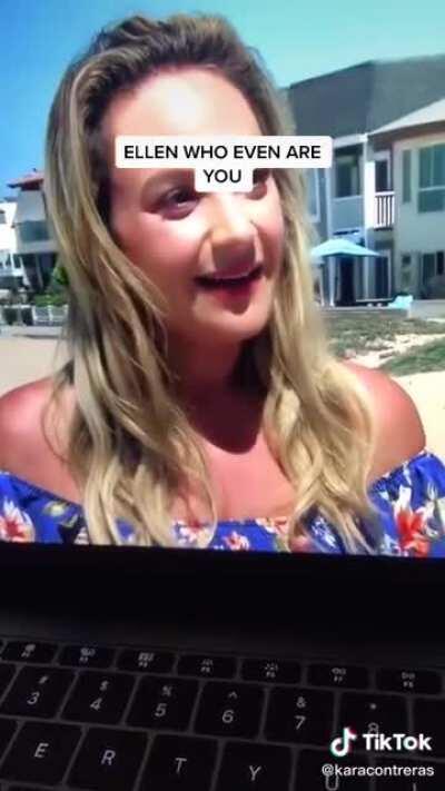 Ellen not so Degeneres