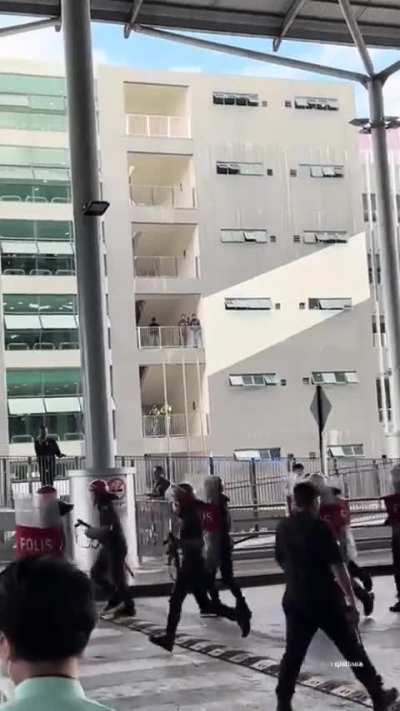 Riot Simulation Drill at the Airport