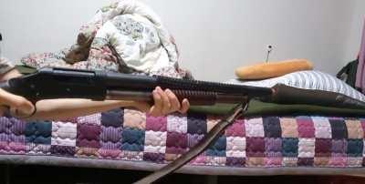 Brass Shell Ejecting of M1897