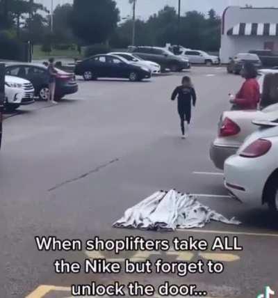 Brazen shoplifting doesn’t go according to plan