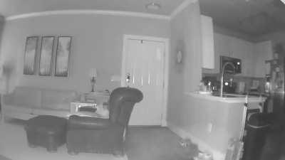 Thought I was getting robbed when my camera’s motion detector went off. I got the chills when I saw this.