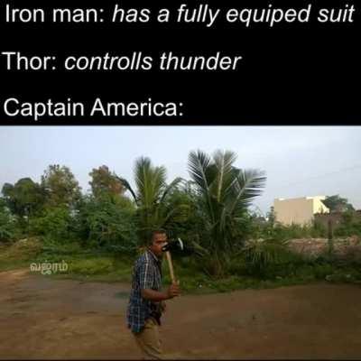 Vibramium shield goes brrrr....