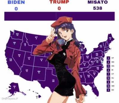 Mommy Misato wins the election!