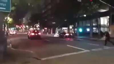 Shooting in Portland, member of the mob executes Trump supporter