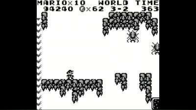 when the spider touch the bum