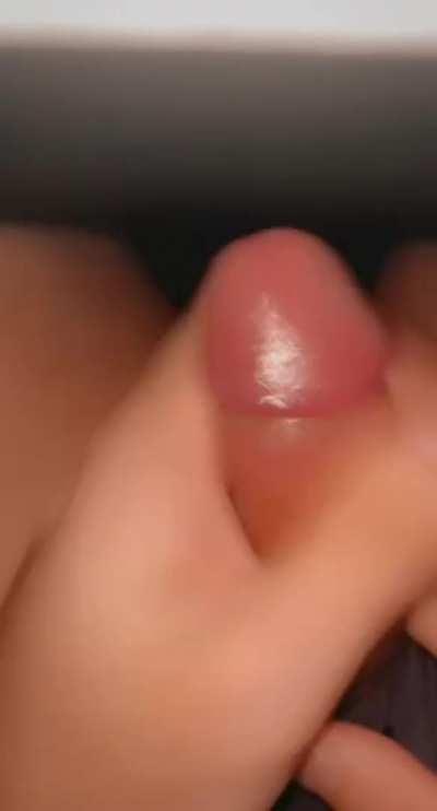 Receiving my chastity cage later today~ Just wanted to share my last time cumming like a boy 💖💖💖