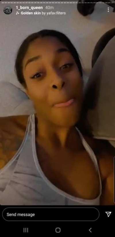 WNBA player Cheyenne Parker nip slip