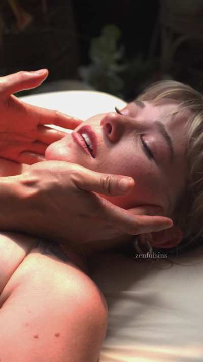 Madison Sky’s curves are dripping in oil