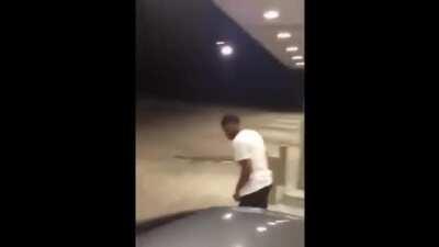 Satanist gets put into the nether-zone by a swift K.O