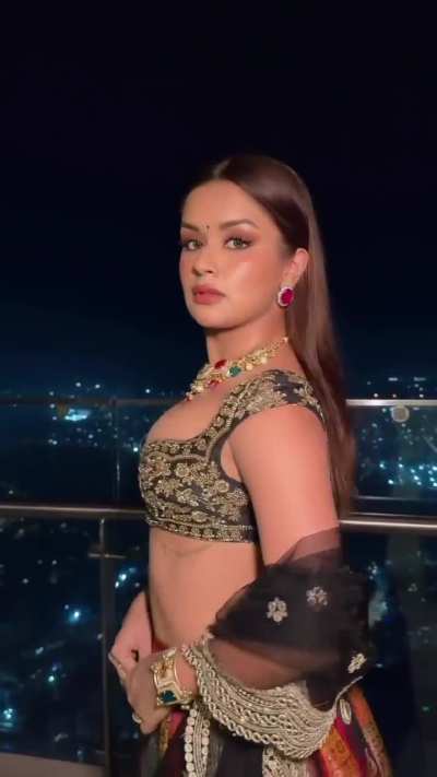 Avneet Kaur in Deep Blouse Lehnga -IG-20 Oct 2025