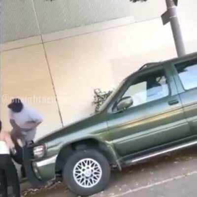 That's what he get for beating up old people