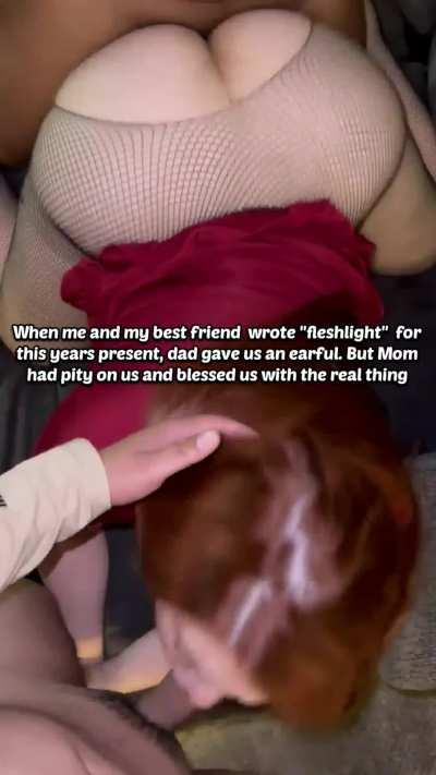 Mommy came to rescue with a surprise present