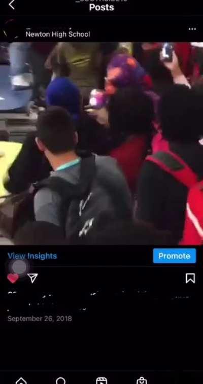 when sum seniors started fighting at da school when I was in 10th grade