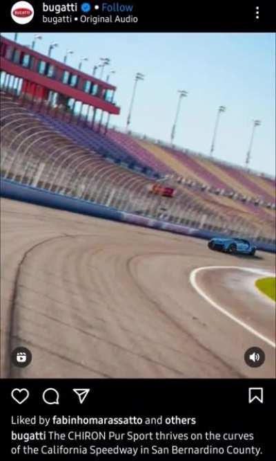 To make a Bugatti look good.