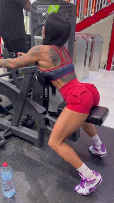 Working on those lats