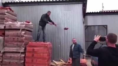 Look into the camera