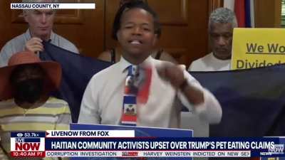 Haitian activist goes off about the ludicrous lies that Trump has spread about Haitian immigrants