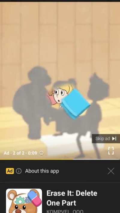 This mobile ad is freaky