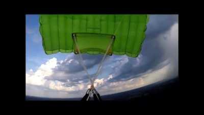 Skydiving double malfunction. From @Catwalk on YouTube