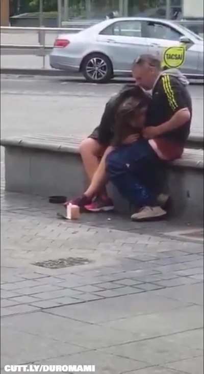 Public blowjob