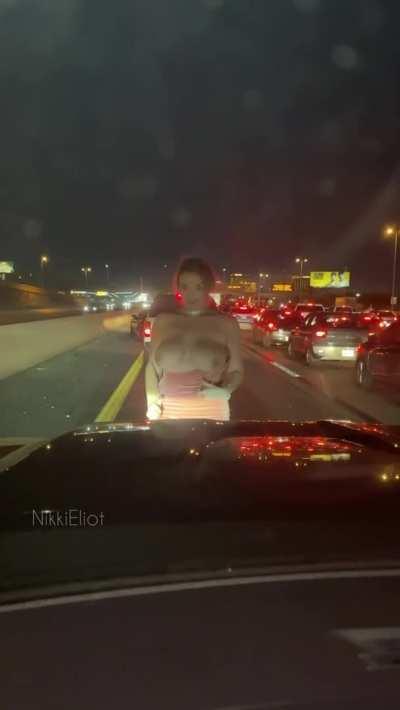 Traffic jam flash 🧡