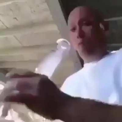 Dude decided to smoke the hottest pepper in the world