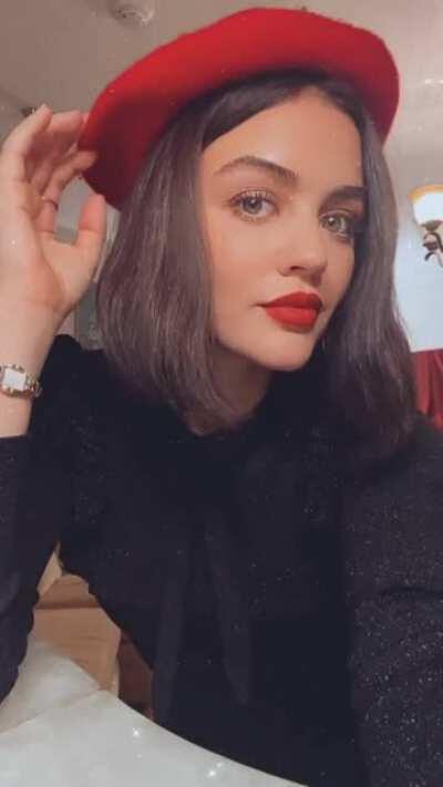 Beauty in a beret