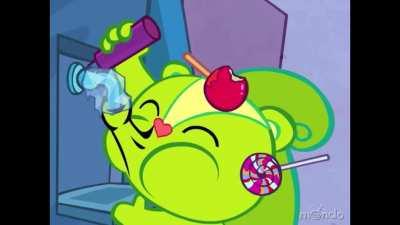 I was watching some happy tree friends and um…