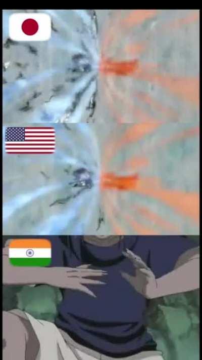 Naruto bs Sasuke in different languages 🔥