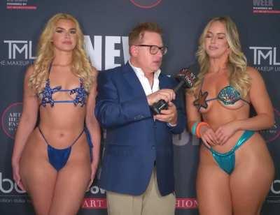 Kristen Rodriguez & Marissa Duboís (Pink Melon Fashion Wear Backstage Interview 2024)