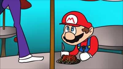 Just a little animation I made based on u/Waluigi4President's post about Mario explaining why Waluigi isn't in Mario Kart 7... Hope y'all like it...