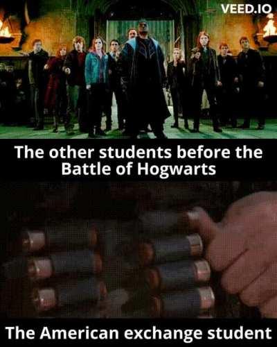 You're an American, Harry!