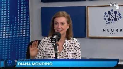 Diana Mondino ON FIRE 🔥