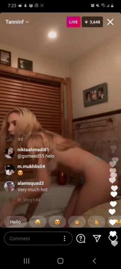 Insta live slowed even more
