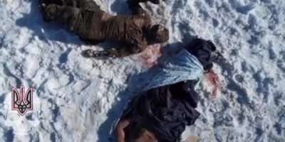 Russian corpses used to spell out a &ldquo;Z&rdquo; on the ground