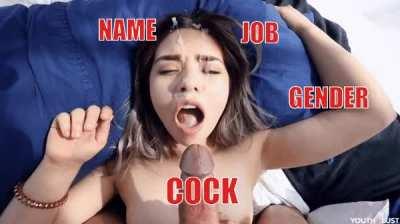 The effects of cum on a sissy's brain