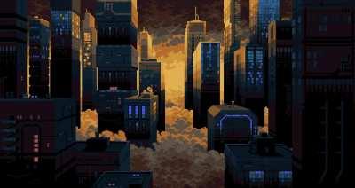 Even a cyberpunk dystopia can be beautiful sometimes.