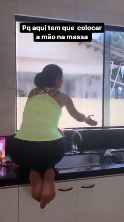 Window washing with a view