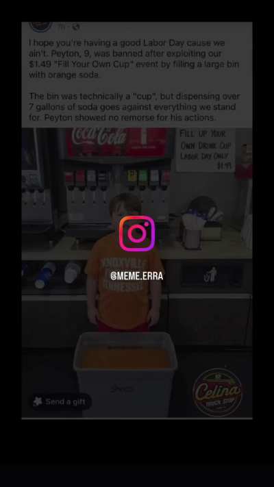 No orange soda for you