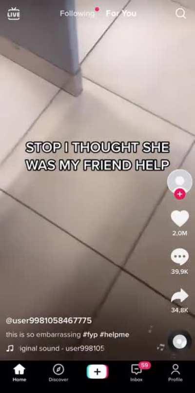 I think she’s sorry guys