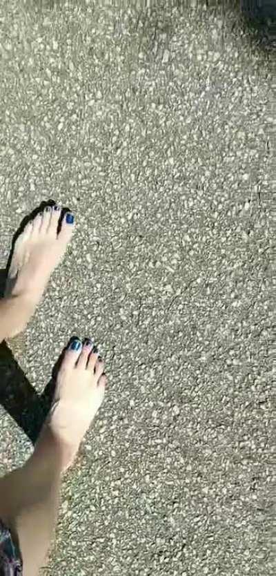 a bare foot walk