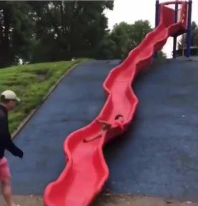 Slide with curves
